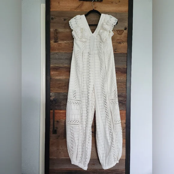 NWT  Free People Mikayla Jumpsuit Size Medium Gorgeous!!! - Picture 6 of 9